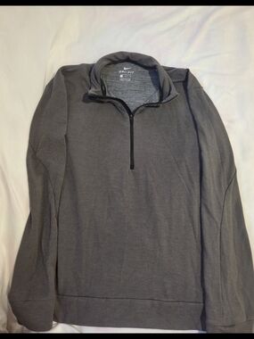 Nike Dri-FIT Charcoal Gray 1/4 Zip Pullover